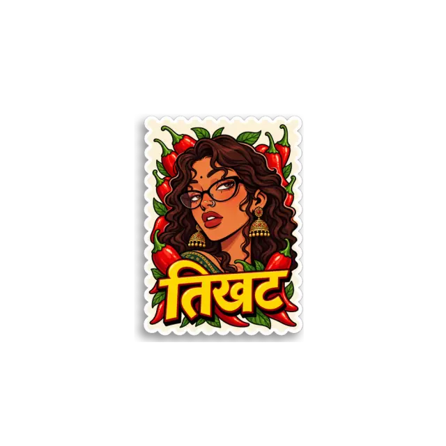 Tikhat Chilli Girl Sticker