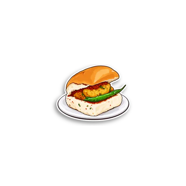 Burger-Teller Sticker