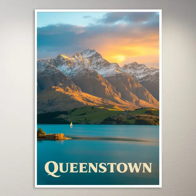 Queenstown Reiseposter