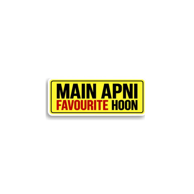 Main Apni Favourite Hoon Sticker