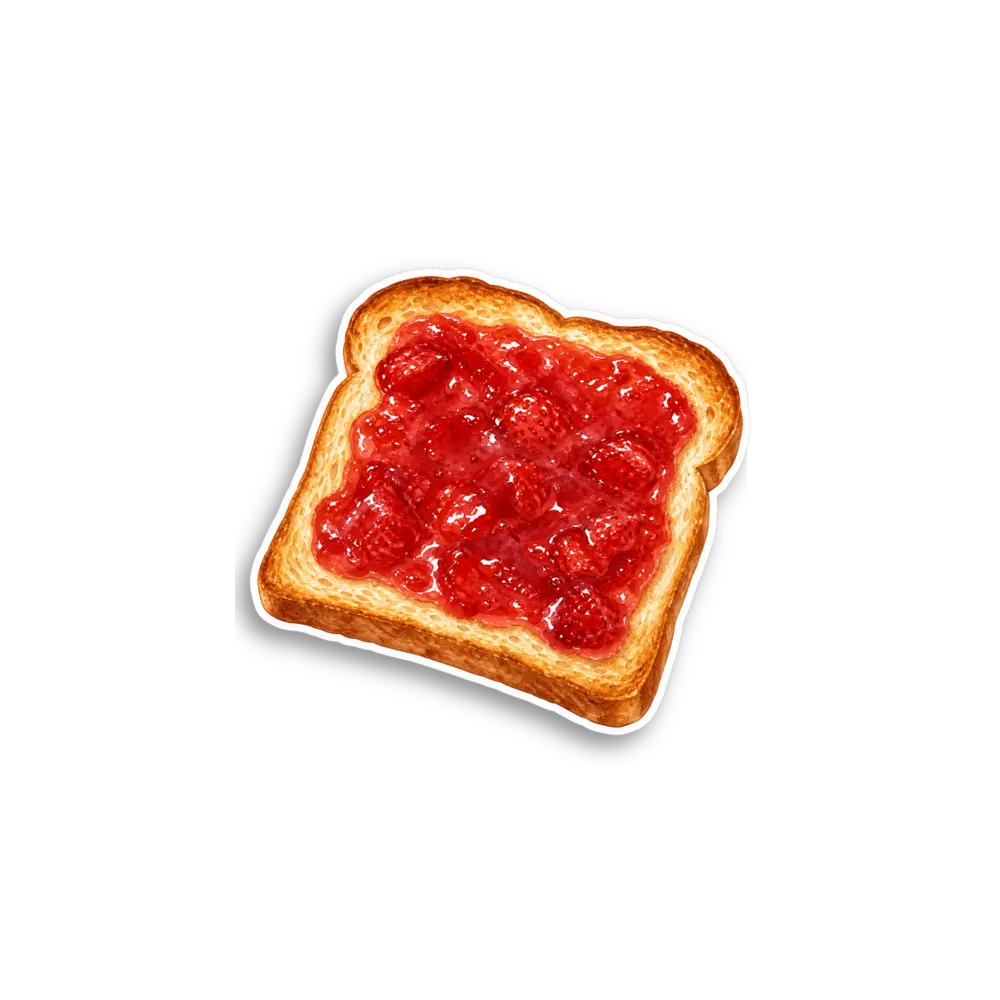 Marmeladentoast-Sticker