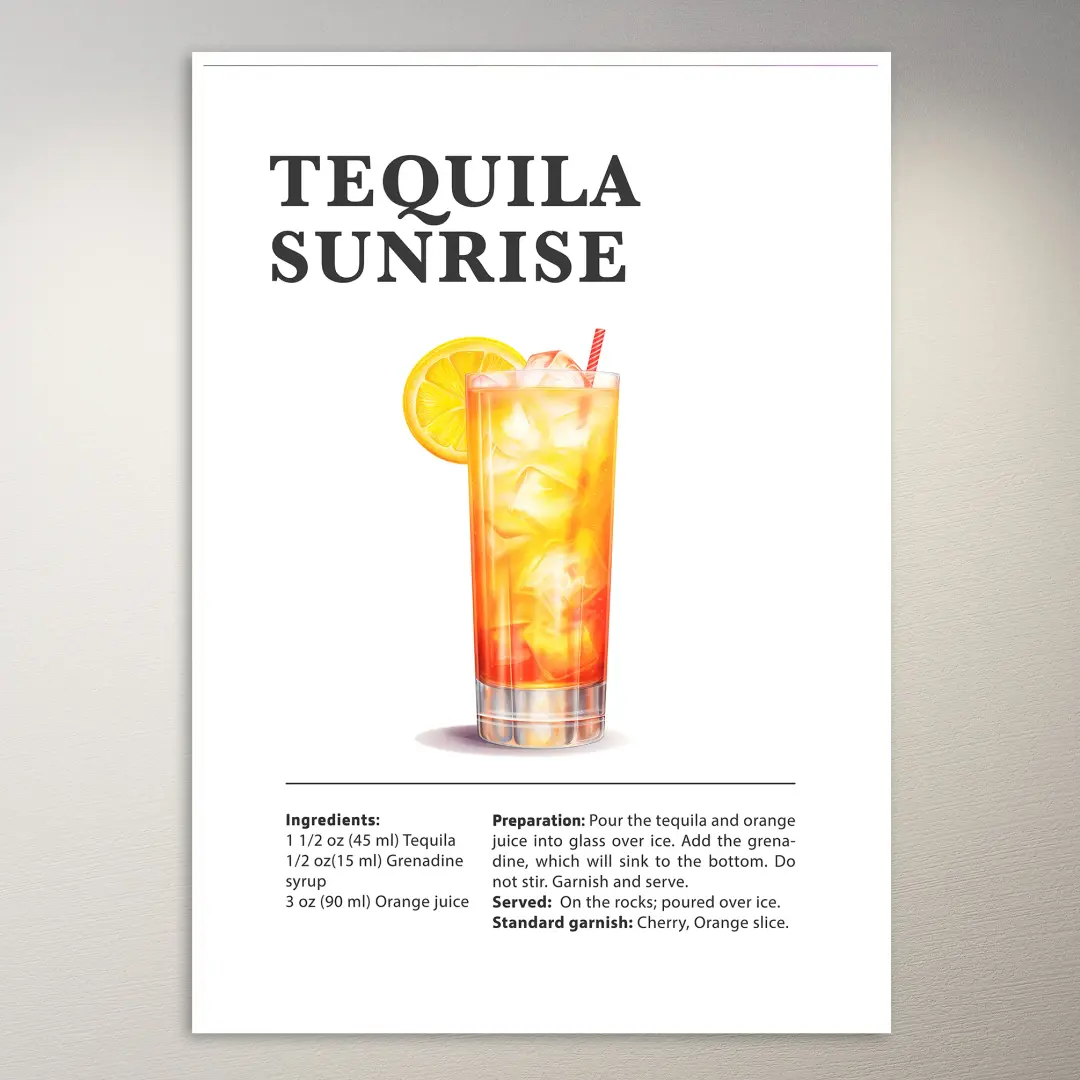 Póster de Tequila Sunrise