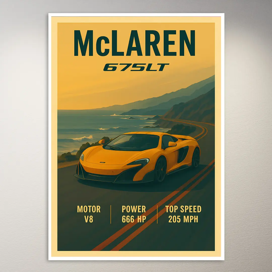 โปสเตอร์ McLaren 675LT