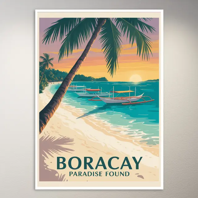 Boracay Reiseposter
