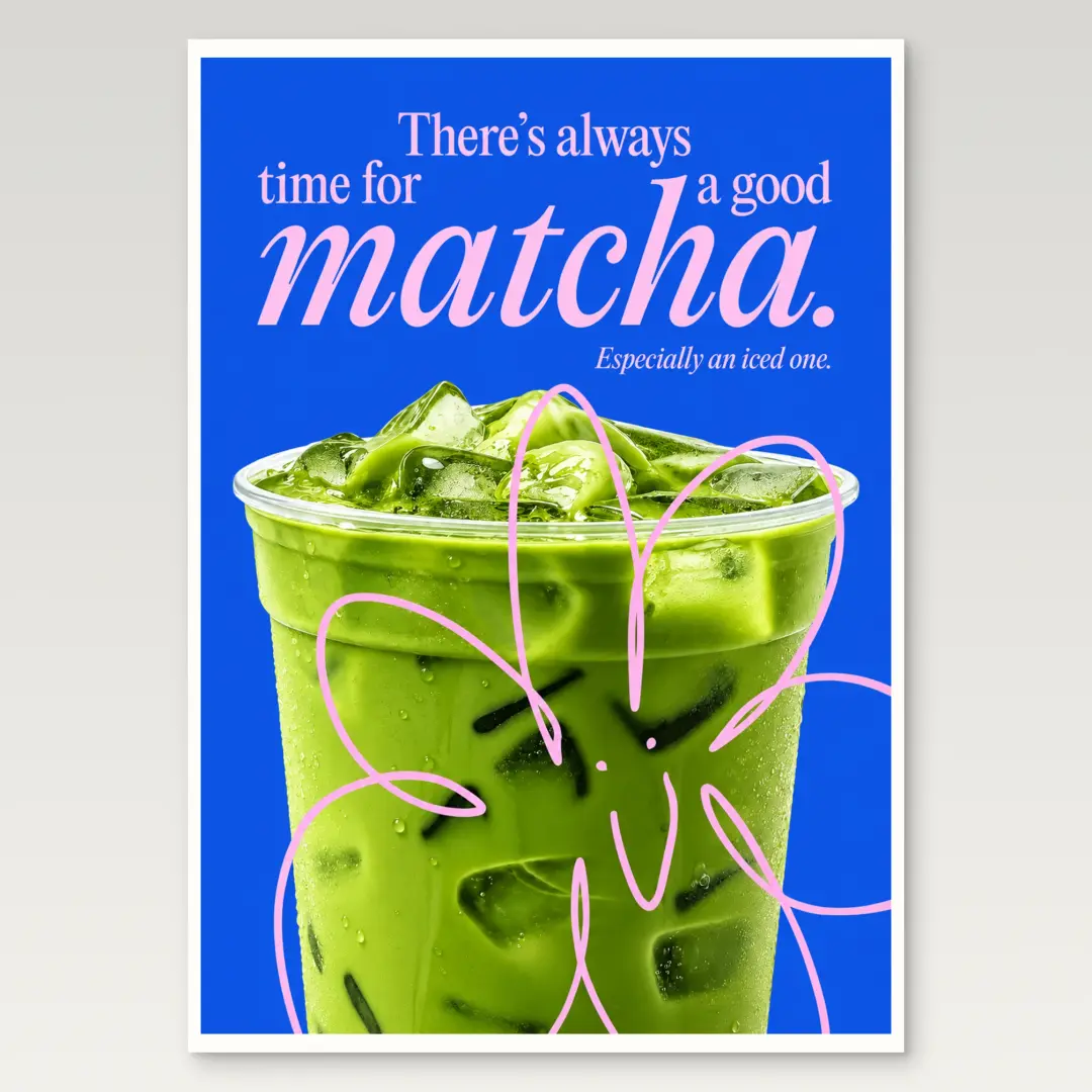 Always Time for Matcha Poster