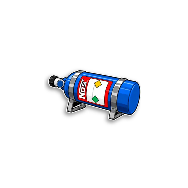 Pegatina de botella de NOS