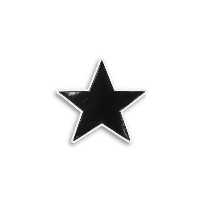 Schwarzer Stern Sticker