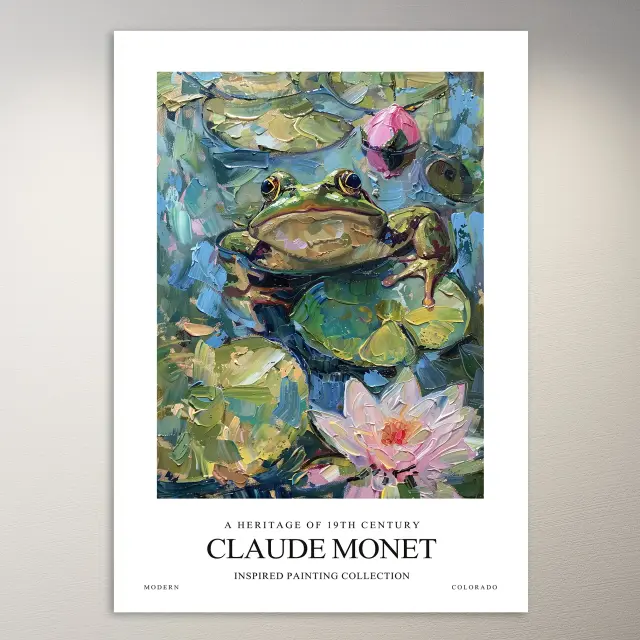 Von Claude Monet inspiriertes Gemälde | Kunst-Poster