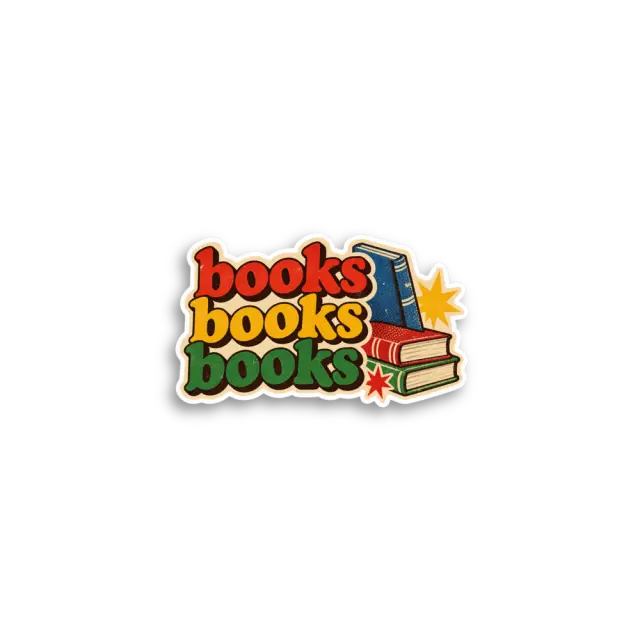 Pegatina Libros libros libros