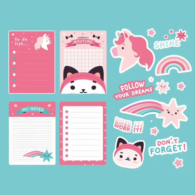 Scrapbook Aesthetic Stickers