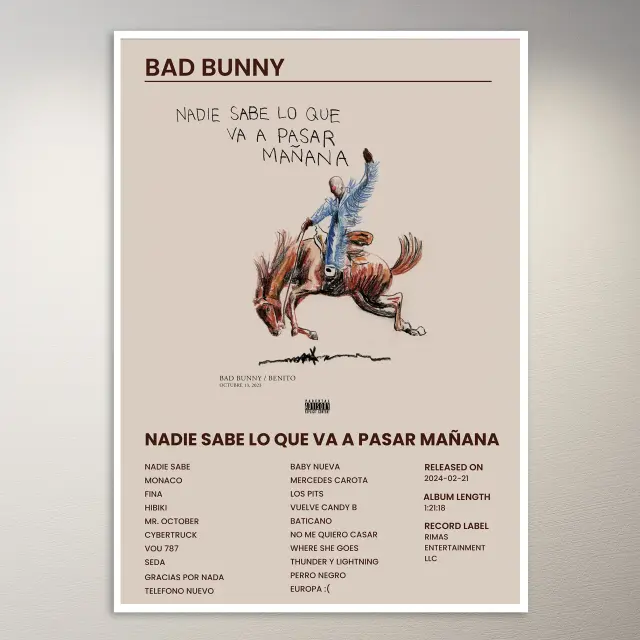 Bad Bunny Poster