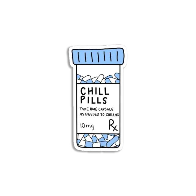 Chill-Pillen Sticker