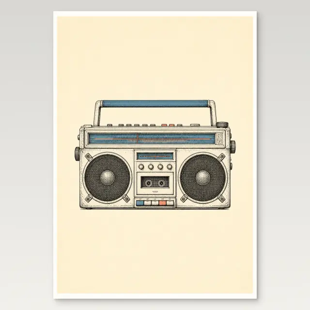 Boombox Poster