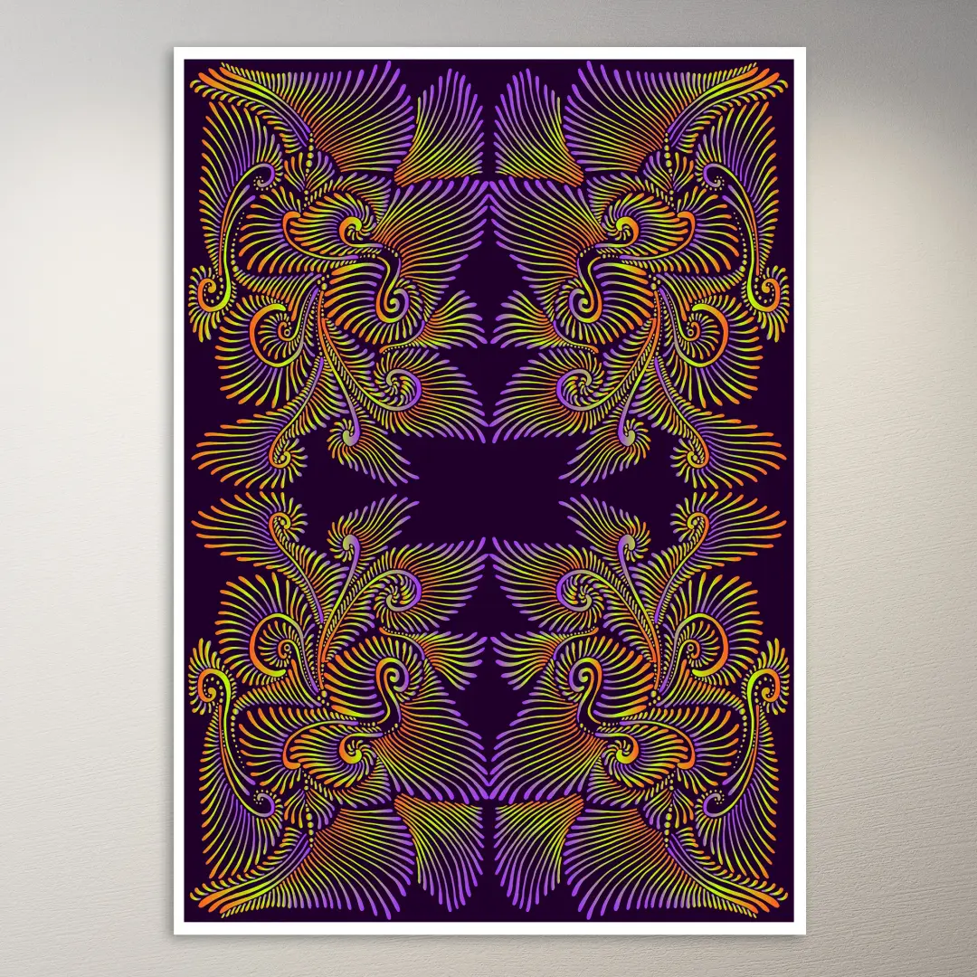 Trippy Kunst-Poster