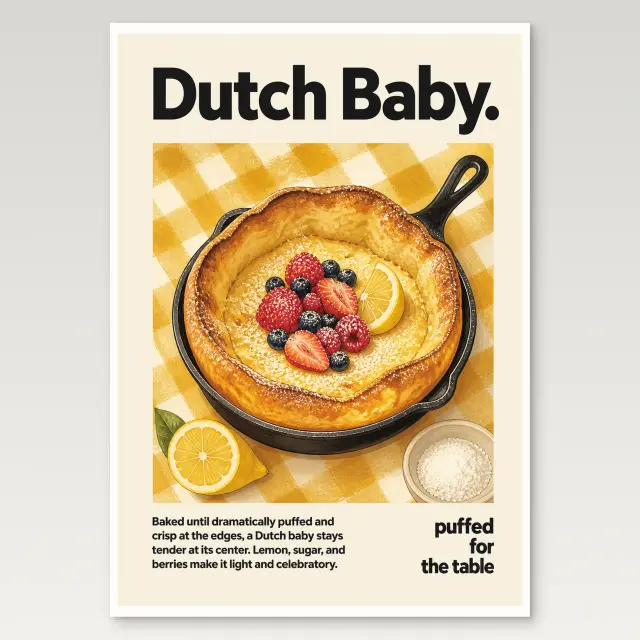 Dutch Baby Poster