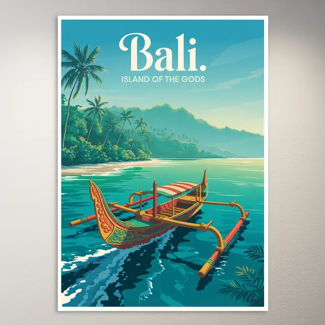 Bali Reiseposter