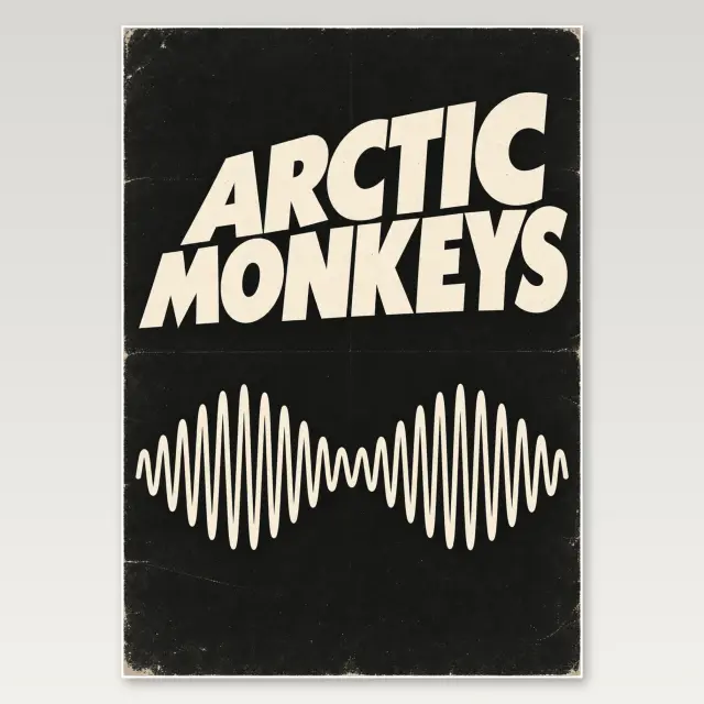 Arctic Monkeys Welle A4-Poster