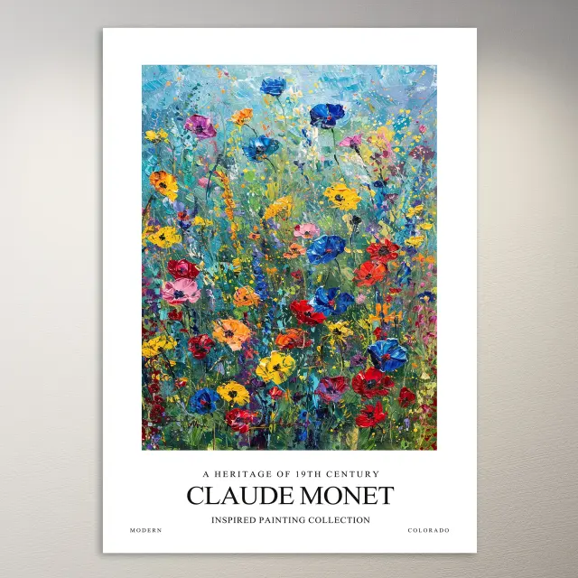 Von Claude Monet inspiriertes Gemälde | Kunst-Poster