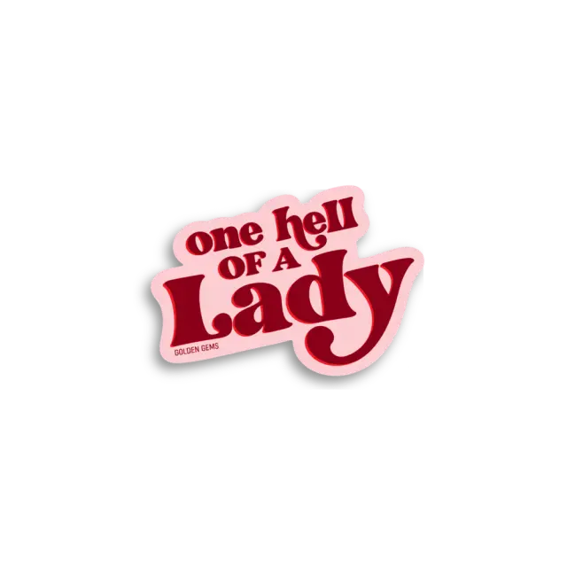 Eine verdammt starke Lady Sticker