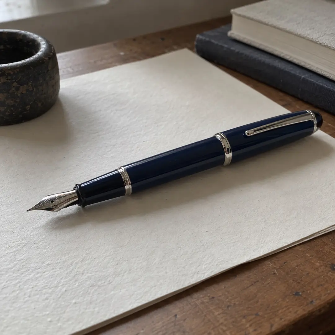 Navy Lacquer Fountain Pen
