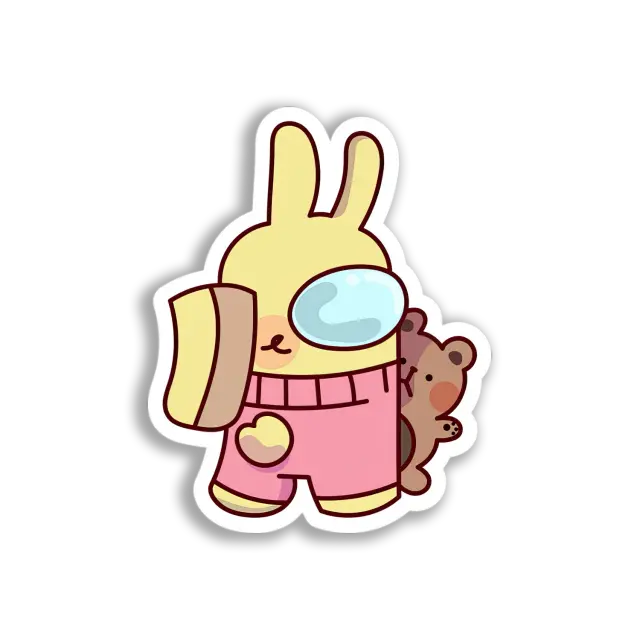 Hasen-Among-Us-Crewmate Sticker