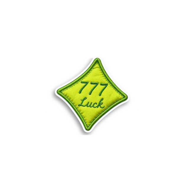 สติกเกอร์แพตช์โชคดี 777