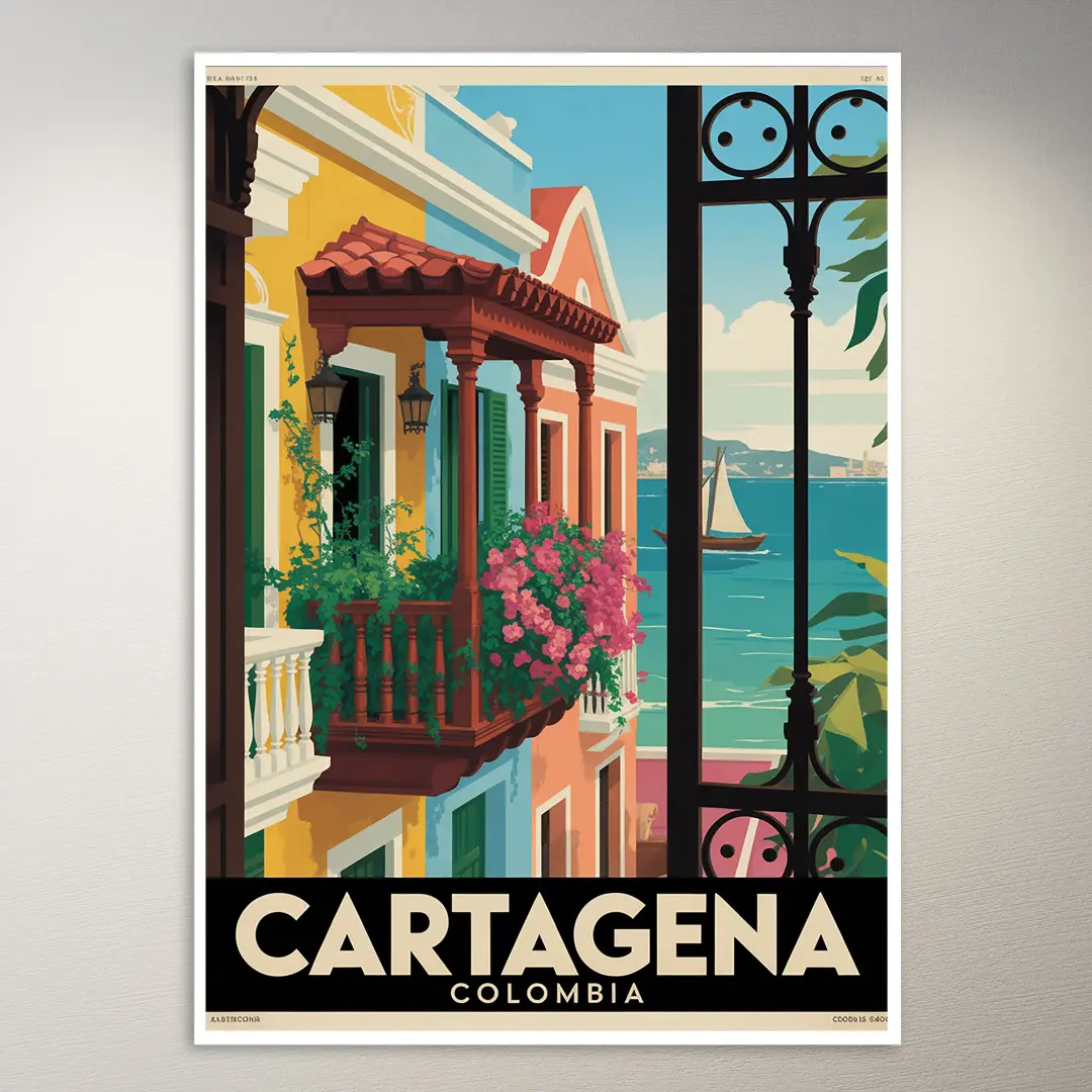 Cartagena Reiseposter