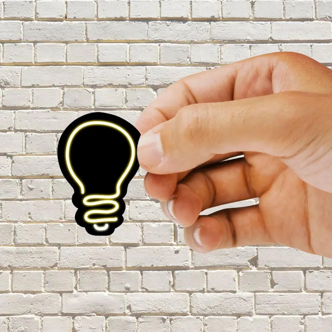 Neon Bulb Sticker