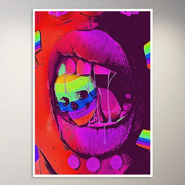 Trippy Kunst-Poster