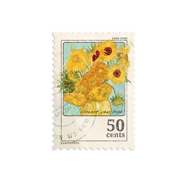 Van Gogh Sonnenblumen Sticker