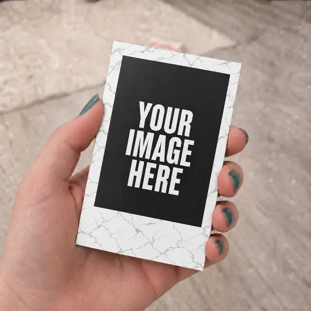 White Marble Polaroids