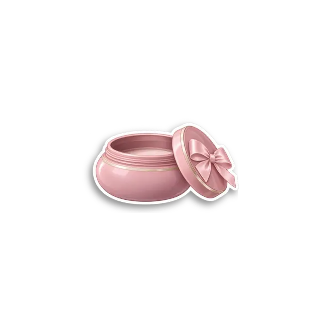 Pink Powder Jar Sticker