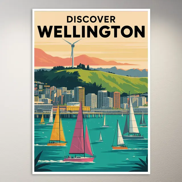Wellington Reiseposter