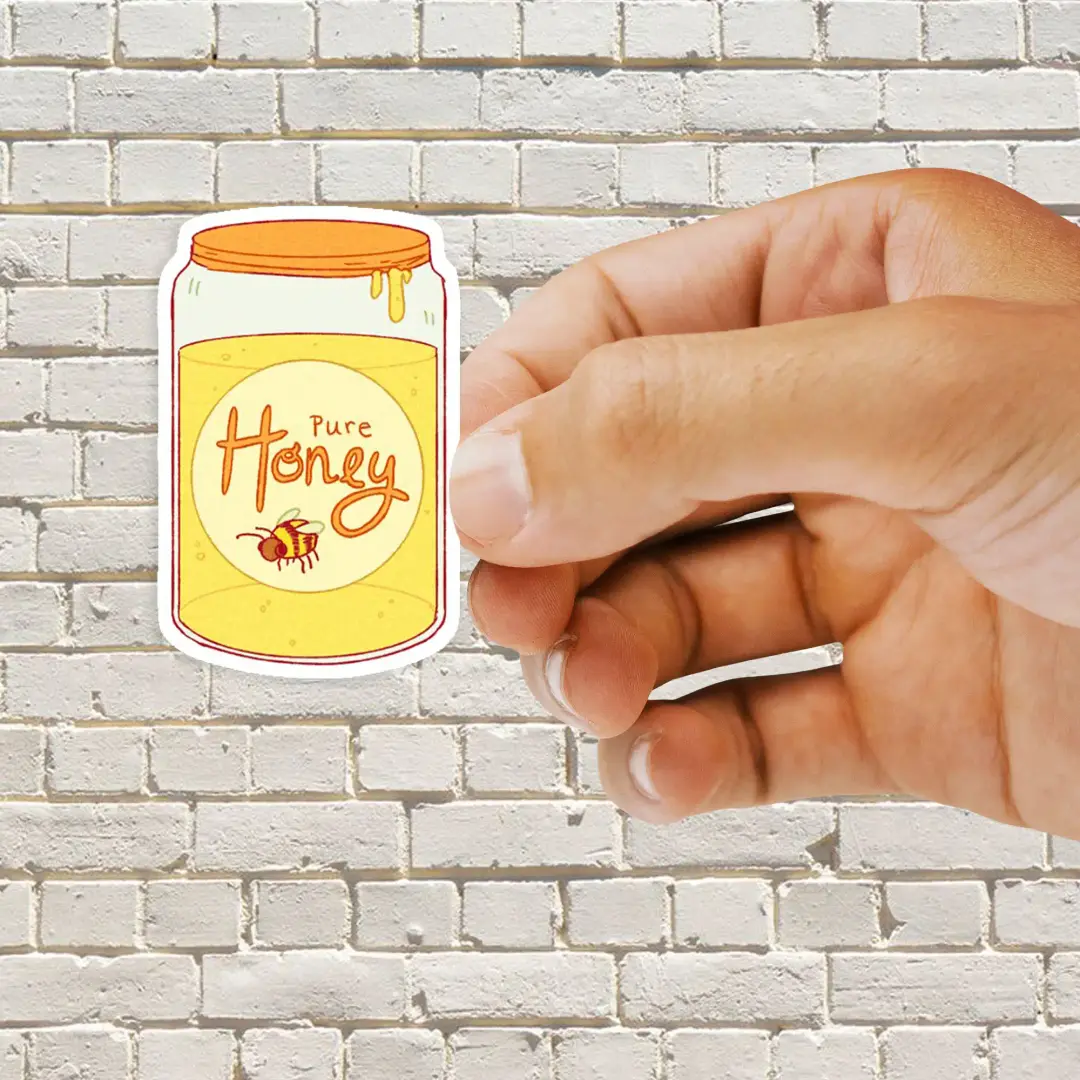 Honigglas Sticker