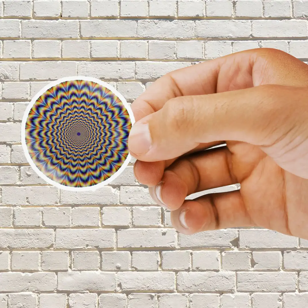 Trippy psychedelischer Sticker