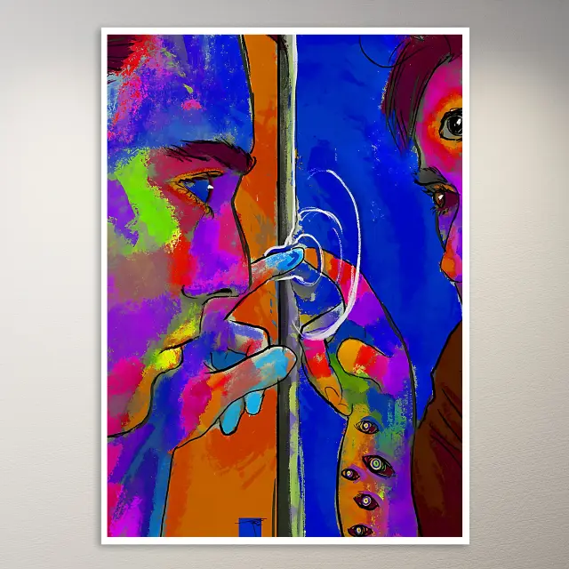 Trippy Kunst-Poster