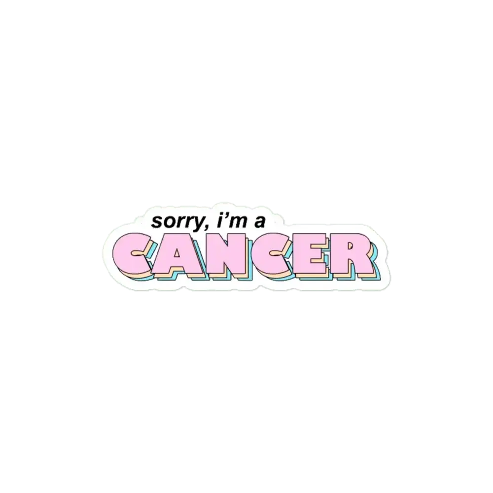 Sorry, ich bin Krebs Sternzeichen-Sticker
