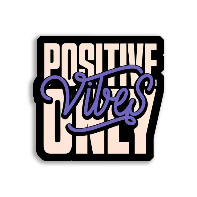 Nur positive Vibes Sticker