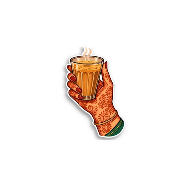 Chai Hand Sticker
