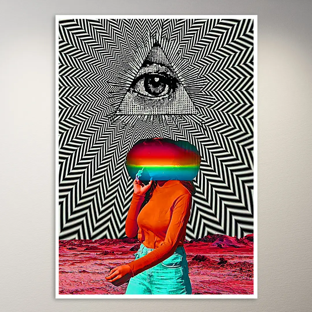 Trippy Kunst-Poster