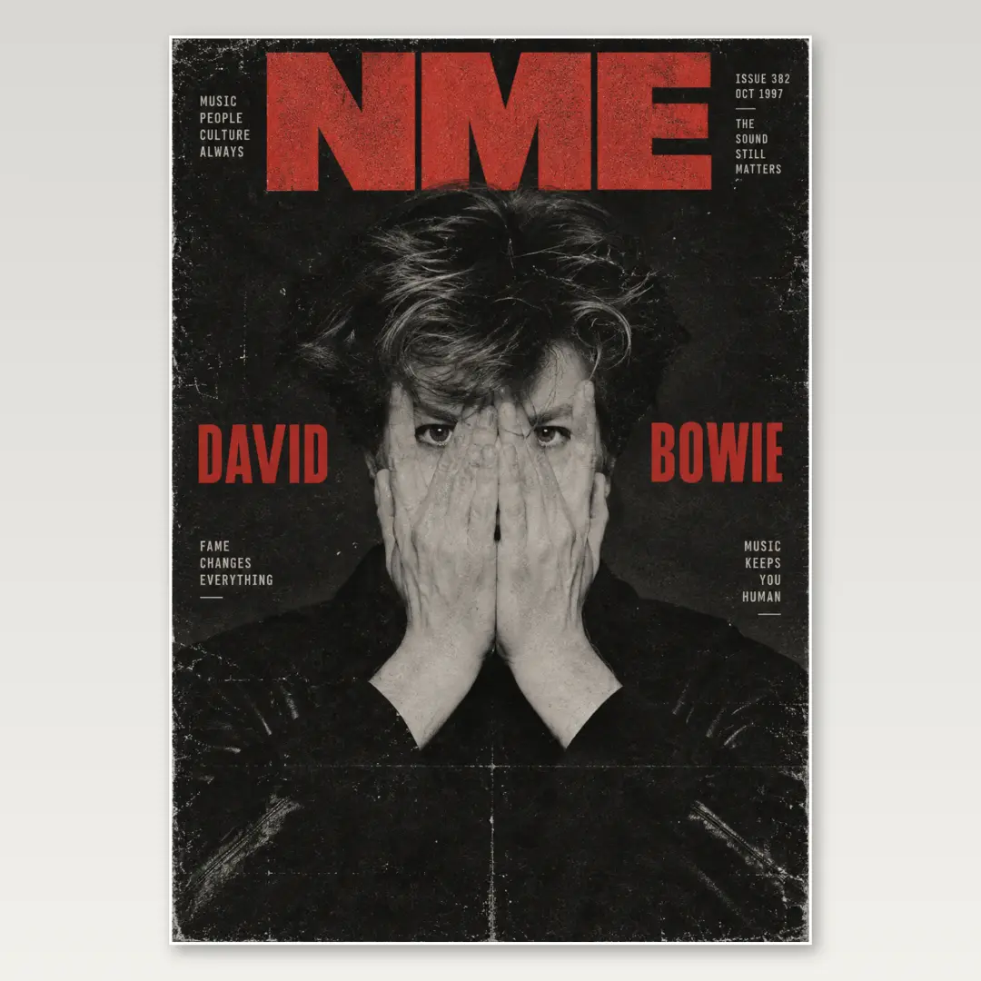 Póster A4 David Bowie Phantom Stranger