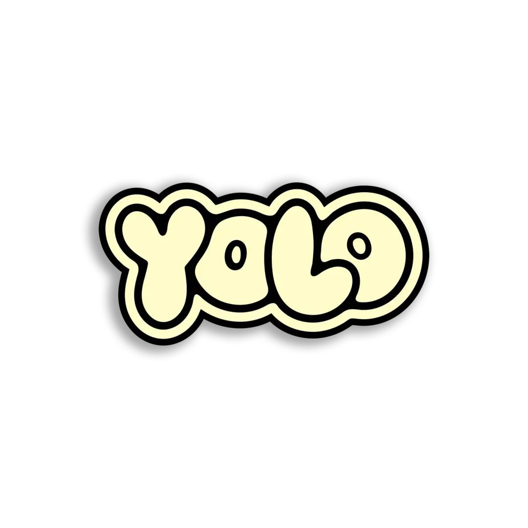 YOLO – man lebt nur einmal Sticker