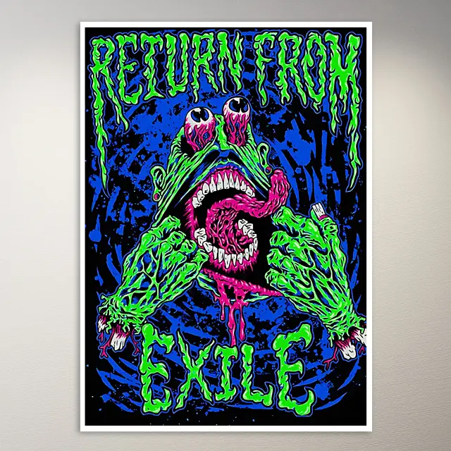 Trippy Kunst-Poster