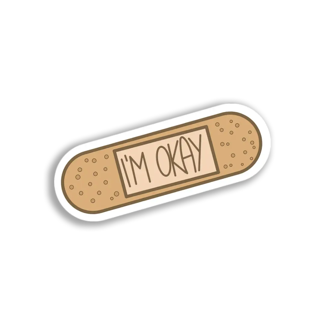 Mir geht's gut Pflaster-Sticker