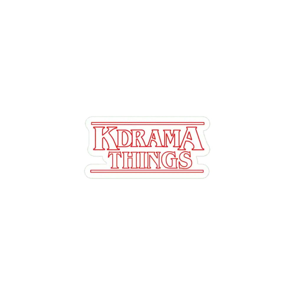 KDRAMA THINGSStranger Things Inspired Logo Sticker