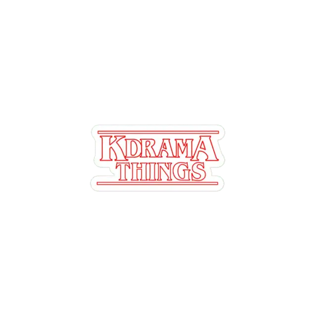 KDRAMA THINGSStranger Things Inspired Logo Sticker