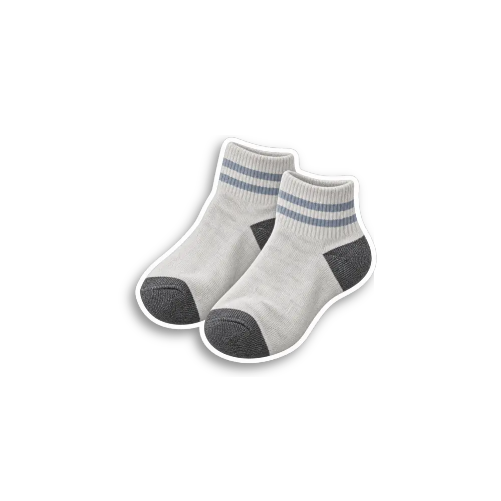 Graue Socken Sticker