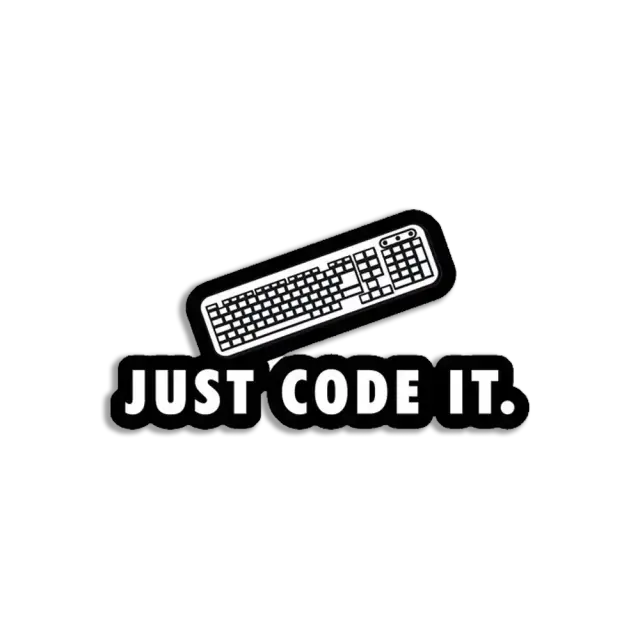 Just Code Sticker