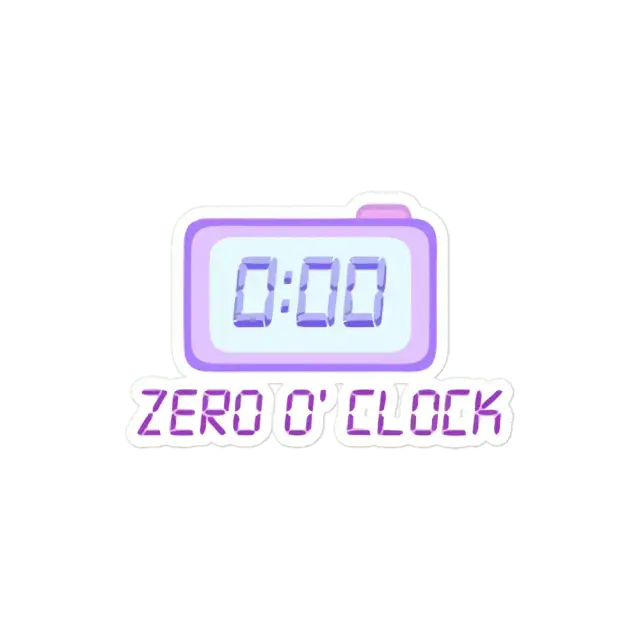 BTS Zero O'clock Sticker