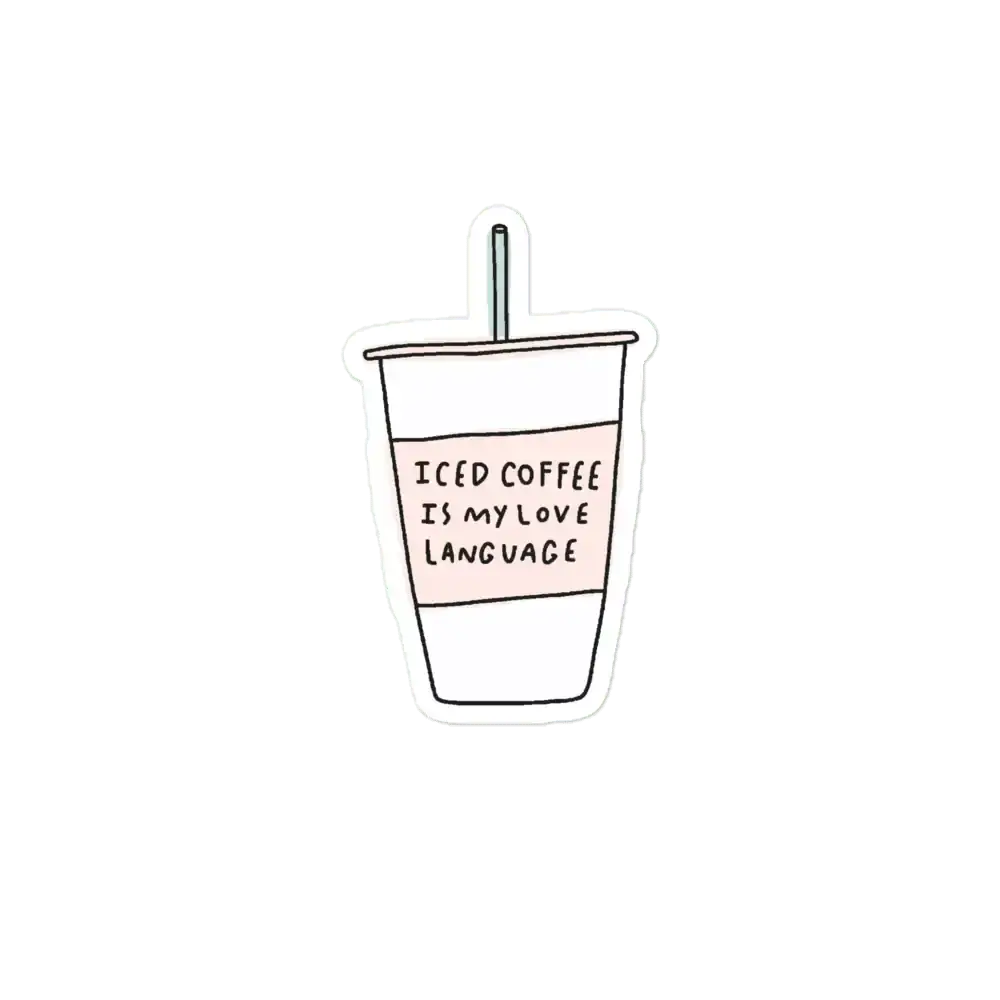 Iced coffee Sticker